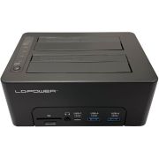 LC-Power LC-DOCK-C-MULTI-HUB basisstation voor opslagstations USB 3.2 Gen 2 (3.1 Gen 2) Type-C Zwart