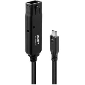 Lindy 43405 USB-kabel USB 3.2 Gen 2 (3.1 Gen 2) 5 m USB C Zwart