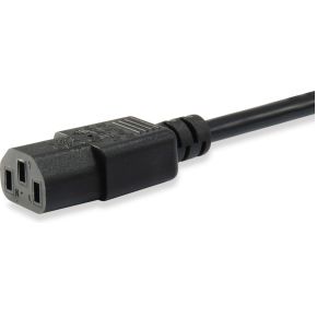 Equip 112120 electriciteitssnoer Zwart 1,8 m CEE 7/7 C13 stekker