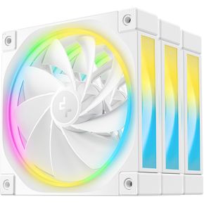 DeepCool FL12R WH-3 IN 1 Computer behuizing Ventilator 12 cm Wit 3 stuk(s)