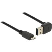 DeLOCK 85203 USB-kabel USB 2.0 0,5 m USB A Micro-USB B Zwart