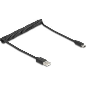 DeLOCK 90368 USB-kabel USB 2.0 0,75 m USB A USB C Zwart