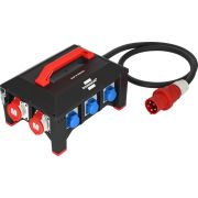 Brennenstuhl BSV 5-63A energiedistributie 9 AC-uitgang(en) Zwart