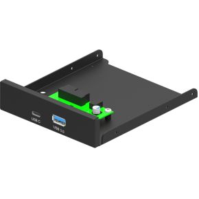 Gembird FDI3-U3C-01 geheugenkaartlezer USB Intern Zwart