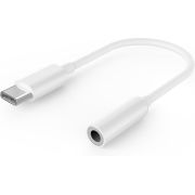 Gembird GMB Audio A-CM-3.5F-01 tussenstuk voor kabels 4-pins 3.5 mm USB Type-C Wit