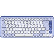 Logitech Pop Icon Keys Draadloos Lila Toetsenbord