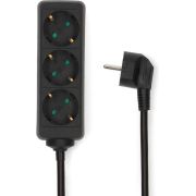 Nedis Stekkerdoos | Randaarde stekker / Type F (CEE 7/7) | 3-wegs | 1.50 m | 3680 W | 16 A | Soort aarding