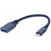 Gembird USB OTG naar USB-C adapter kabel (CM/AF) 0.15 meter