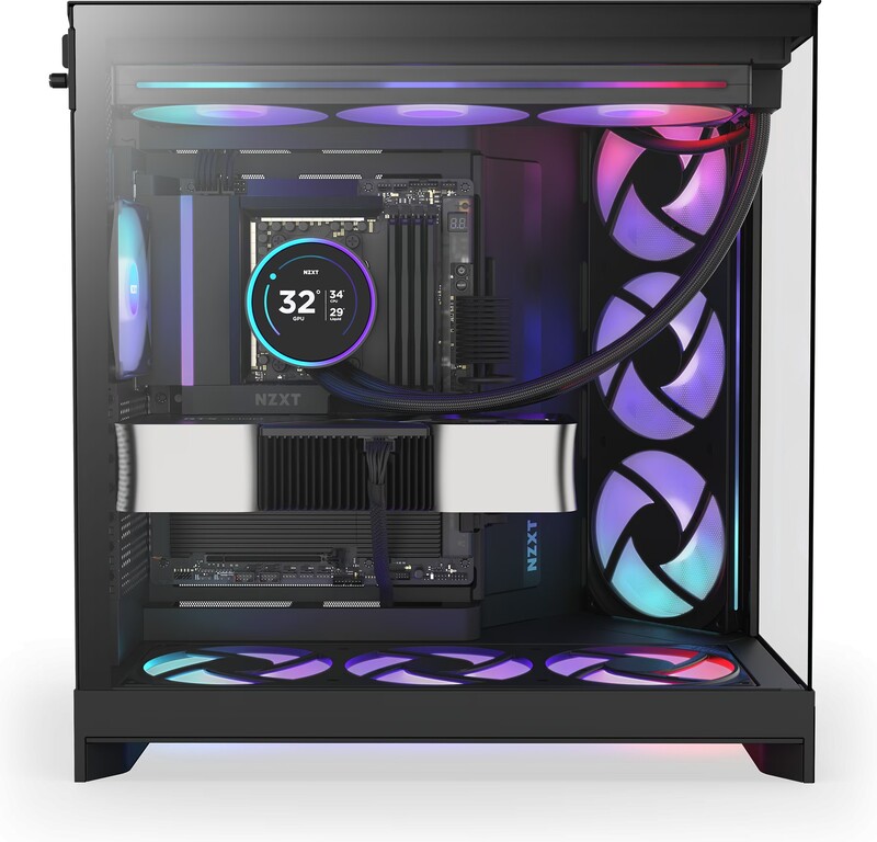 Megekko.nl - NZXT H9 Flow RGB Black 2025 Behuizing