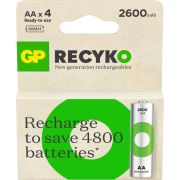 GP Batteries ReCyko Pro GPRCK260AA129C4 huishoudelijke batterij Oplaadbare batterij AA Nikkel-Metaal