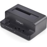 StarTech.com M.2 NVMe naar 2.5"/3.5" SATA Drive Duplicator, Dual Bay Standalone SSD Cloner/Copier en