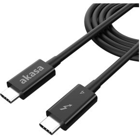 Akasa AK-CBUB59-10BK Thunderbolt 4 40Gbps 100W USB Type-C 1m