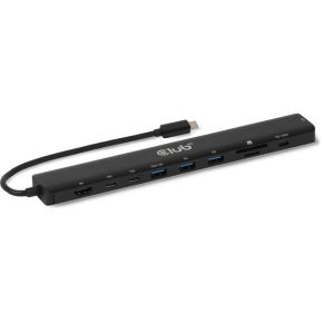 CLUB3D 10-1 Portable Dock USB Type-C® 10Gbps to HDMITM 8K30Hz PD3.1 Max.140Watt
