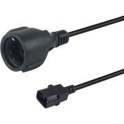 Equip 112106 electriciteitssnoer Zwart 0,25 m IEC C14 CEE7/3