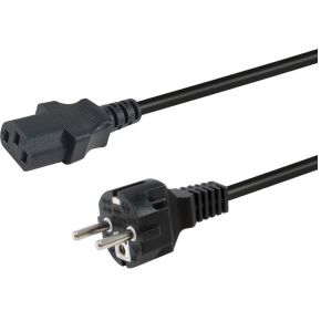 Equip 112111 electriciteitssnoer Zwart 3 m CEE7/7 IEC C13