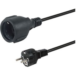 Equip 112182 electriciteitssnoer Zwart 5 m CEE7/7 CEE7/3