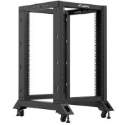 Lanberg OR01-6818-B rack 18U Vrijstaande rek Zwart