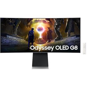 Samsung LS34DG850SUXDU computer monitor 86,4 cm (34 ) 3440 x 1440 Pixels OLED Zilver