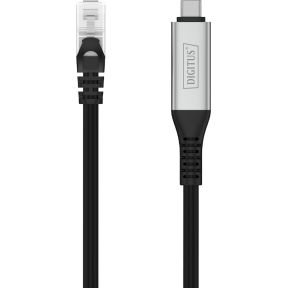 Digitus AK-300601-100-S USB-C - RJ45 CAT6A 1 Gbit/s, 10m Kabel