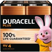 Duracell batterij Plus 100% 9V, blister van 2 stuks