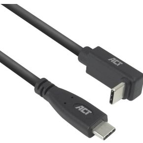 ACT USB 3.0 10Gbps 60W USB Type-C - USB Type-C (haaks verticaal) 0.5m