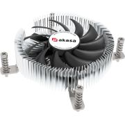 Akasa AK-CC6610EP01 koelsysteem voor computers Processor Luchtkoeler 7,5 cm Zwart, Zilver 1 stuk(s)