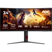 AOC Gaming G4 CU34G4Z 34" WQHD 240Hz Curved VA Gaming Monitor