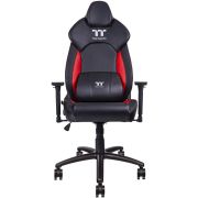 Thermaltake GGC-VCO-BRLWDS-01 gamestoel Gaming leunstoel Gecapitonneerde zitting Zwart, Rood