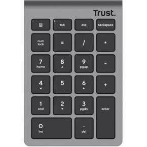 Trust Xalas Numeriek Toetsenbord Draadloos Zilver