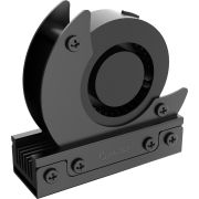 Akasa Gecko Cooler M.2 NVMe SSD Luchtkoeler 5 cm Zwart 1 stuk(s)