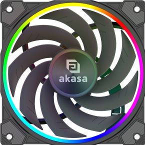 Akasa SOHO AR12 Computer behuizing Ventilator 12 cm Zwart