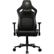 COUGAR Gaming CGR-DFF-GLB PC-gamestoel Gestoffeerde gevoerde zitting Zwart, Goud