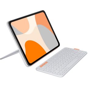 Logitech Flip Folio Azerty Frans Lichtgrijs