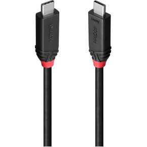 Lindy 37002 USB4 Gen 3x2 40Gbps 240W USB Type-C 2m Zwart