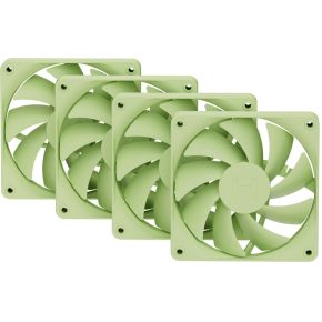 Hyte FA12 120mm PWM Fan 4 Pack [MATCHA MILK]
