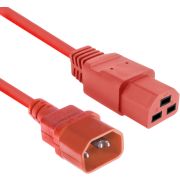 ACT Netsnoer C14 - C21 IEC60320 rood 3 m
