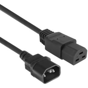 ACT Netsnoer C14 - C21 IEC60320 zwart 2.5 m