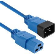ACT Netsnoer C20 - C21 IEC60320 blauw 1 m