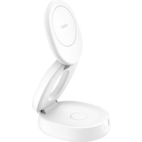 Belkin WIZ035kqWH Hoofdtelefoons, Smartphone Wit USB Draadloos opladen Snel opladen Binnen