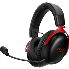 HyperX Cloud III S Draadloze Zwart-rode gaming headset