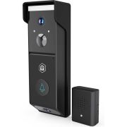 Nedis SmartLife Videodeurbel | Wi-Fi | Batterij Gevoed | Full HD 1080p | Cloud Opslag (optioneel) / microS