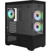 Zalman CHRONIX BLACK Midi Tower Zwart Behuizing