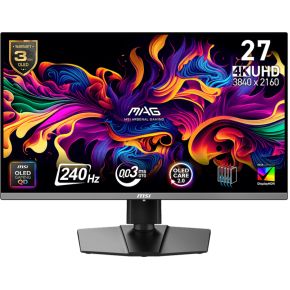 MSI MAG 272UP QD-OLED X24 27 Ultra HD 240Hz Oled Gaming Monitor