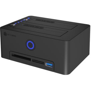 ICY BOX IB-1233CL-CR USB 3.2 Gen 1 (3.1 Gen 1) Type-A Zwart
