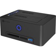 ICY BOX IB-1233CL-CR USB 3.2 Gen 1 (3.1 Gen 1) Type-A Zwart