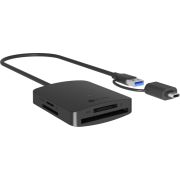ICY BOX IB-CR302-CU3 geheugenkaartlezer USB 3.2 Gen 1 (3.1 Gen 1) Type-A Zwart