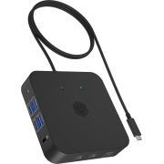 ICY BOX IB-DK4090-C Zwart