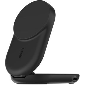 Belkin UltraCharge 25w Qi2 2in1 Magnetic Charger plus USB-C EU Black Round Binnen