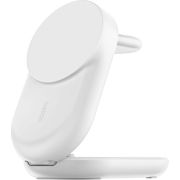 Belkin UltraCharge 25w Qi2 3in1 Magnetic Charger EU White Round Binnen