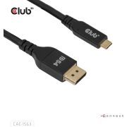 CLUB3D CAC-1563 USB-C&reg; to DisplayPortTM 2.1 DP54 Bi-Directional Cable 8K120Hz 2m / 6.6ft